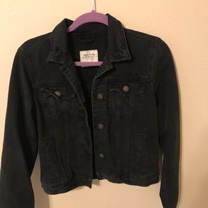 Black jean jacket